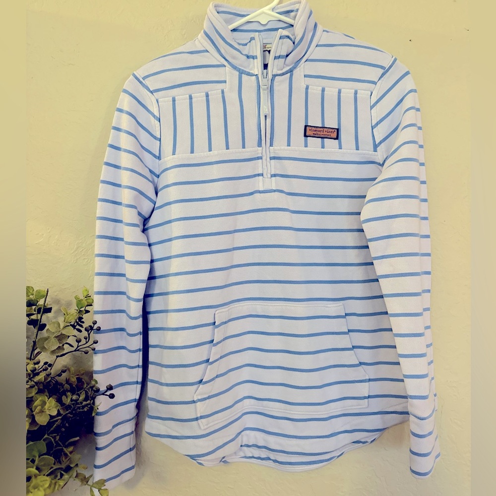 Vineyard Vines 3/4 Zip Up Dreamcloth Shep Shirt Pull Over